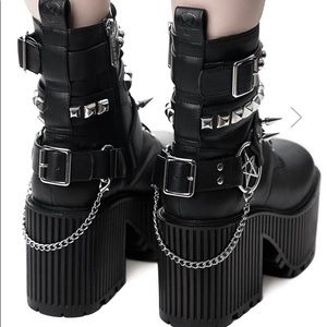 Iso Killstar Alice Studded Boots 